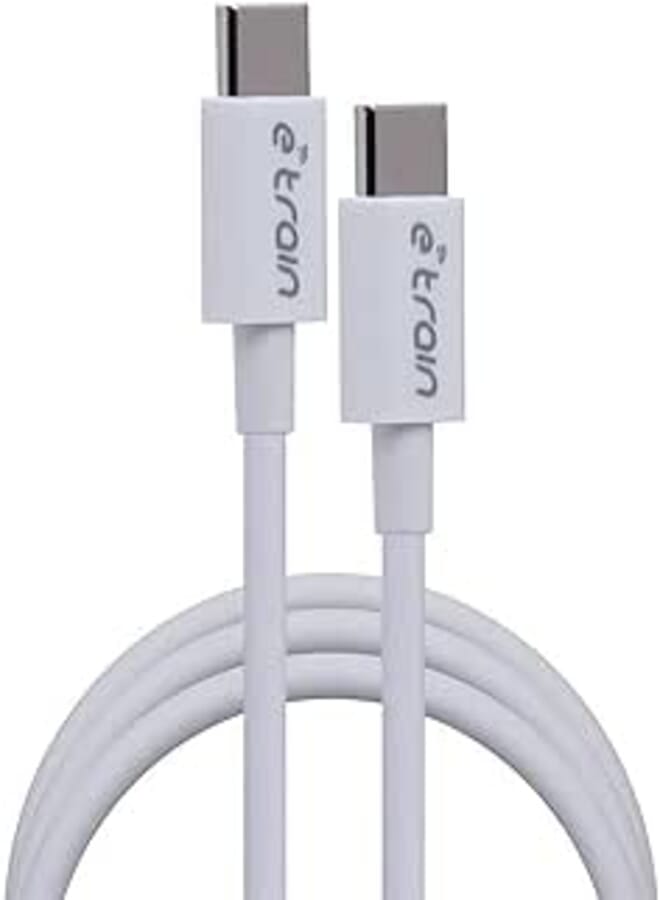 Etrain Type-C to Type-C Sync and Charge Cable 60W, 1M